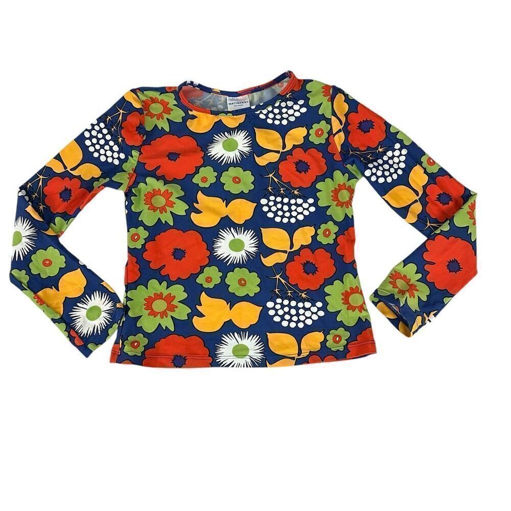 Marimekko for Target Floral Print Rash Guard size Small